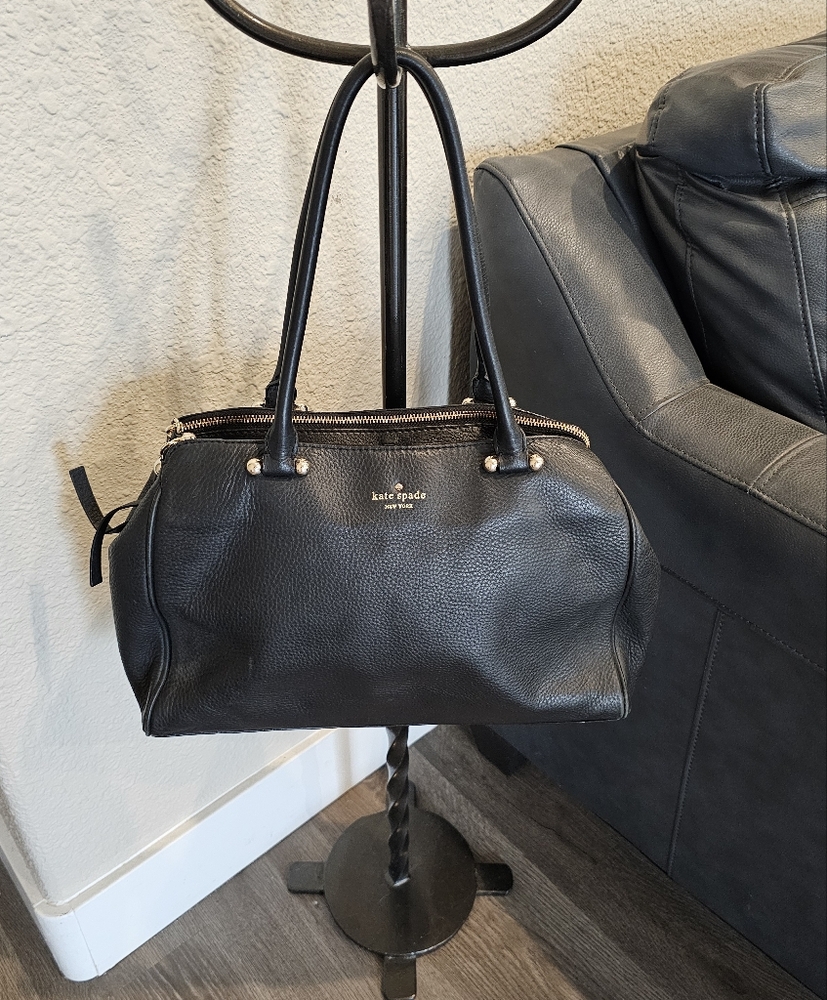 Kate Spade Black Leather Handbag